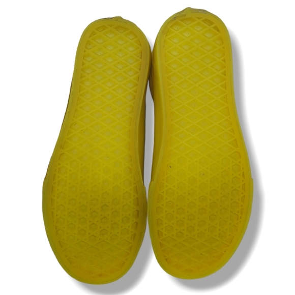 Vans | Old School Yellow Monochrome Translucent Sole Sneakers Women's Size 5.5 - Picture 8 of 8